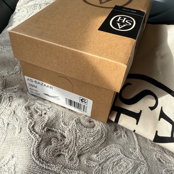 NWT Ash BAZAAR STUDDED SLINGBACK BALLET FLAT sz 9 Retail $225 - Picture 10 of 10